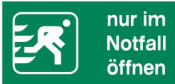 Rettungsschilder, Fluchtwegschilder, Fluchtweg, Fluchtwegbeschilderung