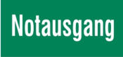 Rettungsschilder, Fluchtwegschilder, Fluchtweg, Fluchtwegbeschilderung, Notausgang