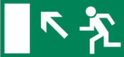 Rettungsschilder, Fluchtwegschilder, Fluchtweg, Fluchtwegbeschilderung