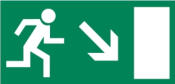 Rettungsschilder, Fluchtwegschilder, Fluchtweg, Fluchtwegbeschilderung