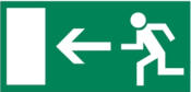Rettungsschilder, Fluchtwegschilder, Fluchtweg, Fluchtwegbeschilderung