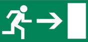 Rettungsschilder, Fluchtwegschilder, Fluchtweg, Fluchtwegbeschilderung